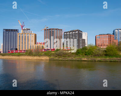 Regno Unito, Inghilterra, Londra, Città Isola Foto Stock