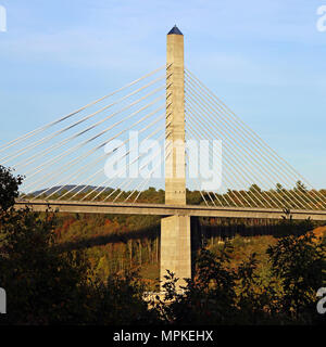 Penobscott Narrows Bridge, Maine Foto Stock