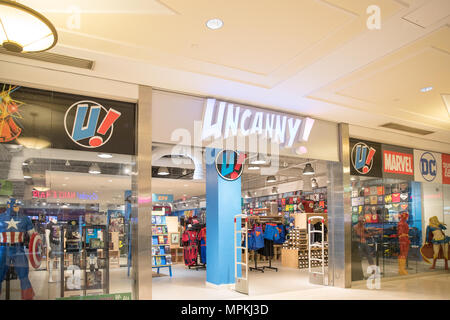 Philadelphia, Pennsylvania, 21 Maggio 2018: Uncanny! Negozio di fronte Foto Stock