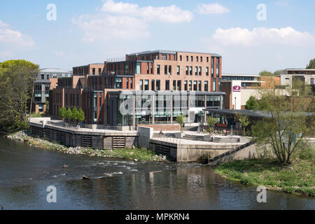 Il nuovo passaporto HM edificio per uffici in Durham City, Co. Durham, England, Regno Unito Foto Stock