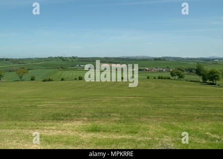 Guardando ad est dal villaggio di Tarbolton, Ayrshire, in Scozia Foto Stock