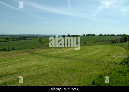 Guardando ad est dal villaggio di Tarbolton, Ayrshire, in Scozia Foto Stock