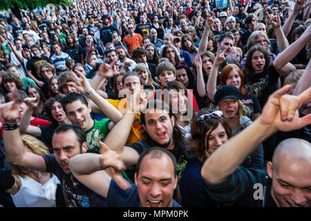 Quebec City Canada,Canada,Nord America,America,America,America,Grande Allee,le Pigeonner Park,Summer Festival,festival,celebrazione,fiera,Forgotten Tales power hea Foto Stock