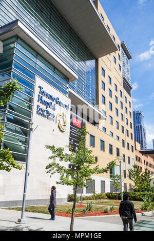 Toronto Canada,University Avenue,Toronto General Hospital,healthcare,Peter Munk Cardiac Center,University Health Network,medicina,healthcare,paziente t Foto Stock