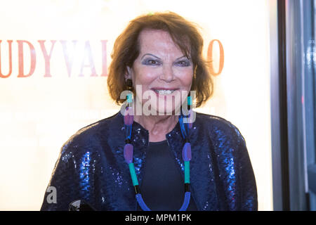 Roma, Italia. 23 Maggio, 2018. Italian attrice Claudia Cardinale Premiere a Roma presso il Cinema Adriano del film italiano "Rudy Valentino' Credit: Matteo Nardone/Pacific Press/Alamy Live News Foto Stock