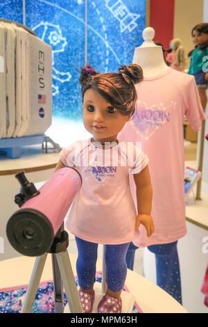 American Girl Store nel Rockefeller Center, New York, Stati Uniti Foto Stock