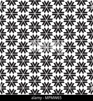 Perfetta configurazione geometrica basata su Kumiko ornamento Illustrazione Vettoriale