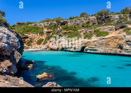 Calo des Moro - bella baia di Mallorca, Spagna Foto Stock