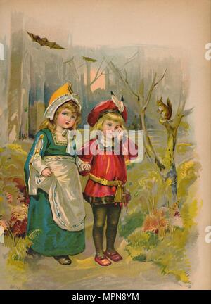 'Babes in legno", 1903. Artista: sconosciuto. Foto Stock