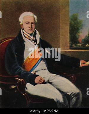 'Staatskanzler Fürst Hardenberg 1750-1822. - Gemälde von Lawrence', 1934. Artista: sconosciuto. Foto Stock