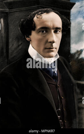 Harry Brodribb Irving (1870-1919), attore inglese, nei primi anni del XX secolo. Artista: Vandyk. Foto Stock