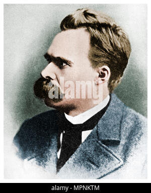 'Superman': Friedrich Nietzsche, filosofo tedesco del XIX secolo (1956). Artista: sconosciuto. Foto Stock