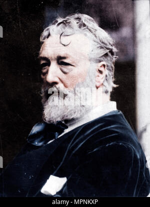 "Frederic Leighton', (1830-1896), primo Baron Leighton, famoso pittore, 1894-1907. Artista: sconosciuto. Foto Stock
