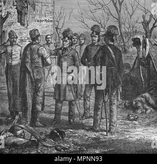 'Marshal Radetzky dopo la battaglia di Novara', 1902. Artista: sconosciuto. Foto Stock