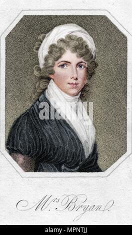 'MRS. Bryan', 1801. Artista: Mackenzie. Foto Stock