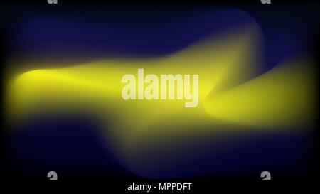 Giallo astratto sfondo blu illustrazione vettoriale Illustrazione Vettoriale