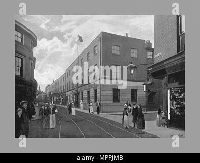 La Great White Horse Hotel, Ipswich, c1900. Artista: William Vick. Foto Stock