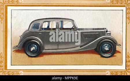 "Riley otto-90 Adelphi Saloon', C1936. Artista: sconosciuto. Foto Stock