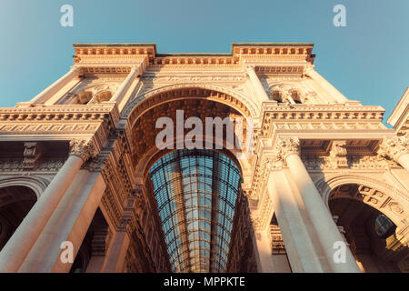 L'Italia, Lombardia, Milano Galleria Vittorio Emanuele II Foto Stock