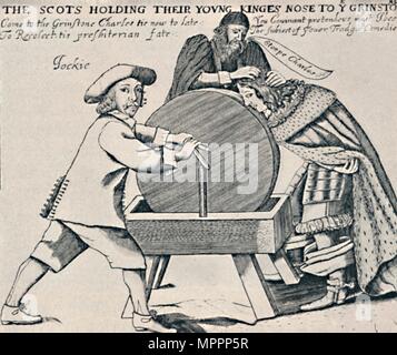 "Charles II e il telefono KIRK', 1651, (1903). Artista: sconosciuto. Foto Stock