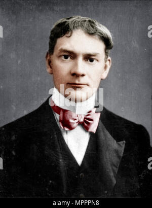 "Jerome K. Jerome', (1859-1927), autore inglese, 1894-1907. Artista: sconosciuto. Foto Stock