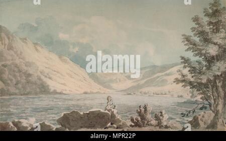 'Acqua Hawes, Westmorland', c1790, (1935). Artista: Edward Dayes. Foto Stock
