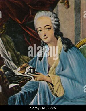 "Grafin Dubarry 1743-1793", 1934. Artista: sconosciuto. Foto Stock