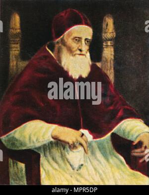 "Papst Julus II. 1443-1513", 1934. Artista: sconosciuto. Foto Stock