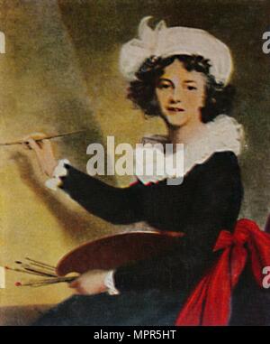 "Elisabeth Vigée-Lebrun 1755-1842. - Selbstbildnis', 1934. Creatore: sconosciuto. Foto Stock