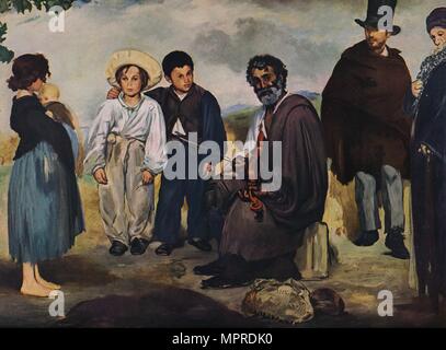 " Il Vecchio musicista', 1862. Artista: Edouard Manet. Foto Stock