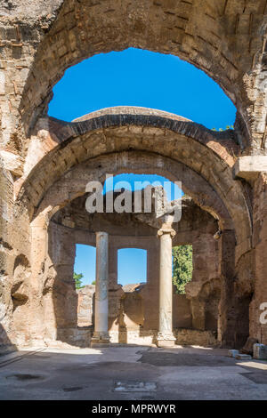 Villa Adriana, grande complesso archeologico di epoca romana a Tivoli, provincia di Roma, Lazio, Italia centrale. Foto Stock