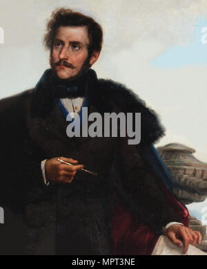 Ritratto di Gaetano Donizetti (1797-1848). Foto Stock