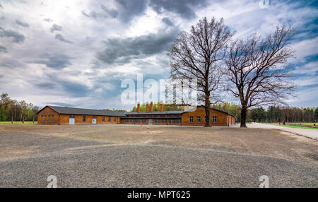 Distrutto crematorio di Auschwitz Birkenau campo di concentramento, Polonia Foto Stock