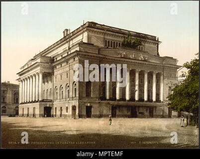 Il Teatro Alexandrinsky di San Pietroburgo, 1890-1900. Foto Stock