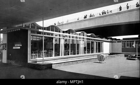 Upcross Ristorante, Festival of Britain Site, South Bank, Lambeth, Londra, 1951. Artista: sconosciuto. Foto Stock