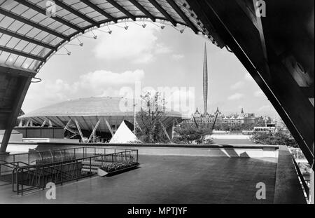 Festival of Britain Site, South Bank, Lambeth, Londra, 1951. Artista: sconosciuto. Foto Stock