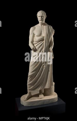 Statua ritratto di Demostene, 1a-2a secolo D.C. Artista: sconosciuto. Foto Stock