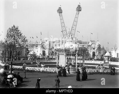 Mostra franco-britannique, Città Bianca, Hammersmith, Londra, 1908. Artista: sconosciuto. Foto Stock