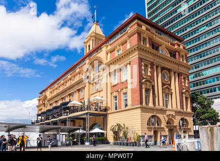 Nuova Zelanda Auckland Nuova Zelanda Isola del nord il Ferry Building Quay Street lungomare di Auckland Nuova Zelanda Isola del nord esterno facciata anteriore Foto Stock