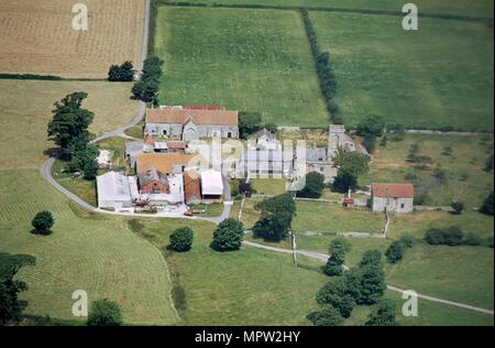 Woodspring Priory, vicino a Weston-super-Mare, North Somerset, 1969. Artista: Jim Hancock. Foto Stock