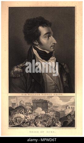 L ammiraglio sir William Sidney Smith (1764-1840), . Foto Stock