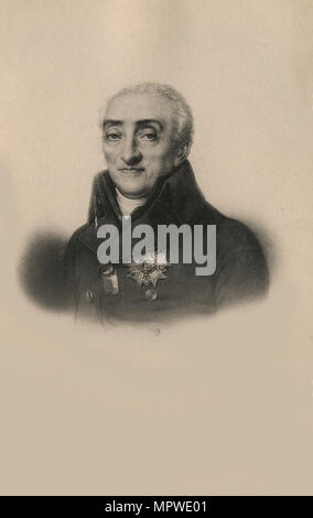 Bernard-Germain-Etienne de la Ville-sur-Illon, Comte de Lacépède (1756-1815), 1842. Foto Stock