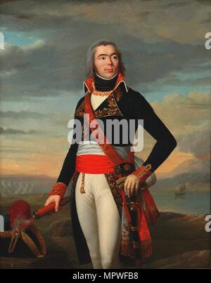 Étienne Jacques Joseph Alexandre MacDonald, Duc de Tarente (1765-1840), c. 1800. Foto Stock