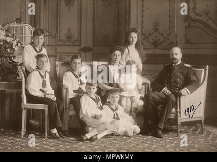 La granduchessa Xenia Alexandrovna (1875-1960) con suo marito il Granduca Alessandro Mikhailovich (186 Foto Stock