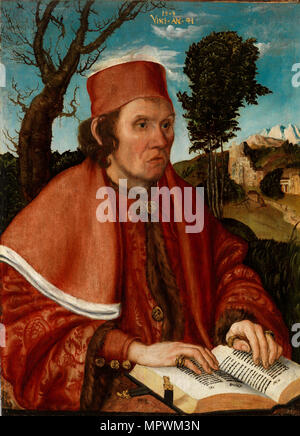 Ritratto di un giurista (dott. Johann Stephan Reuss (?), 1503. Foto Stock