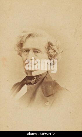 Ritratto del compositore Hector Berlioz (1803-1869). Foto Stock