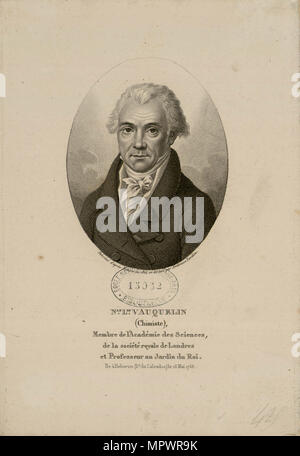 Louis Nicolas Vauquelin (1763-1829), . Foto Stock