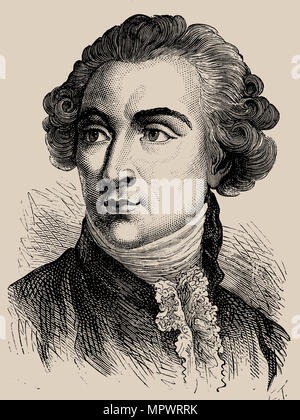 Pierre-Ambroise-François Choderlos de Laclos (1741-1803), 1889. Foto Stock