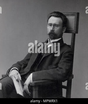 Ritratto di Alexey Alexandrovich Bakhrushin (1865-1929), 1900s. Foto Stock