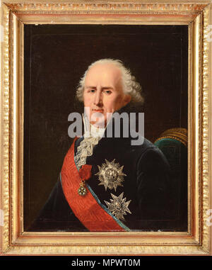 Ritratto di Charles-François Lebrun (1739-1824), Duc de Plaisance, 1808. Foto Stock